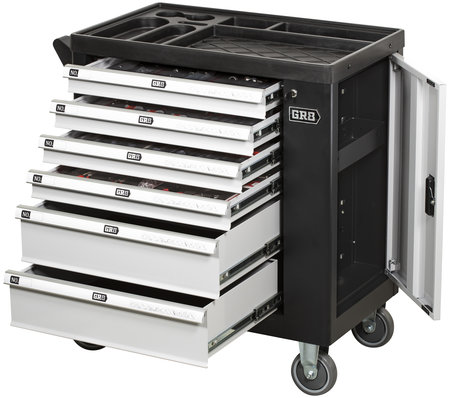TYÖKALUVAUNU TYÖKALUILLA 124-OS. - Työkaluvaunut ja -pakit työkaluilla - XGR004 - 1