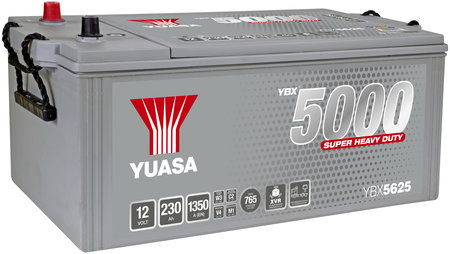 AKKU YUASA 230AH SHD 516X274X236 - Työkone akut - YBX5625 - 1