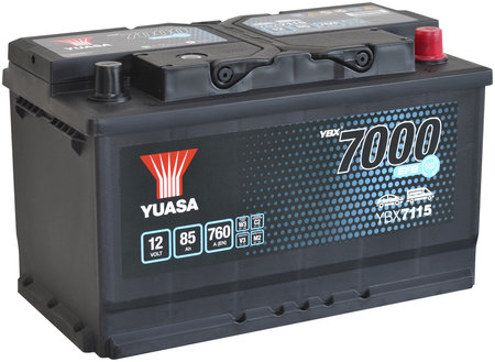 AKKU YUASA 85AH EFB -+ 317X175X190 - Auton akut - YBX7115 - 1