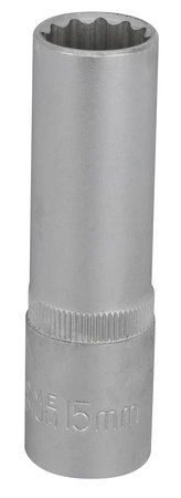 HYLSY 1/2- 15MM 12-KULMA PITKÄ - 1/2" hylsyt - XD04215 - 1