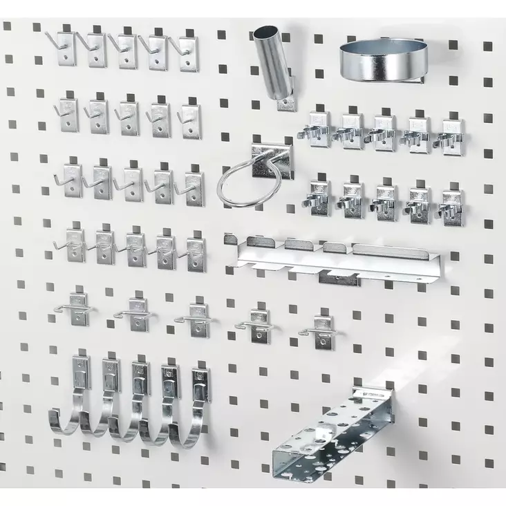 KANNATIN SARJA KÄSITYÖKALUILLE 45OS REIKÄLEVYYN - Työkaluseinät ja koukut - KH815 - 1