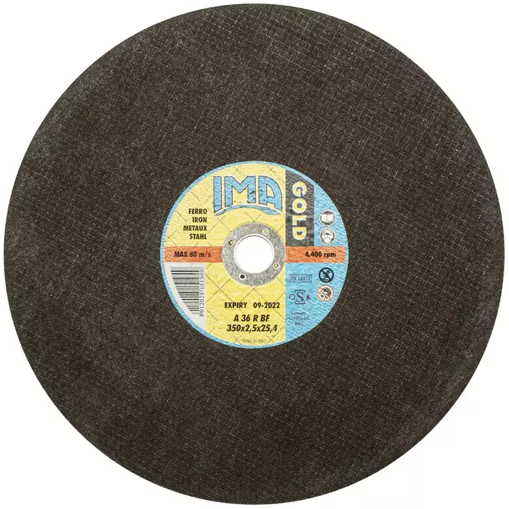 KATKAISULAIKKA 350X2,5X25,4MM GOLD - Katkaisulaikat - IMAA35025 - 1