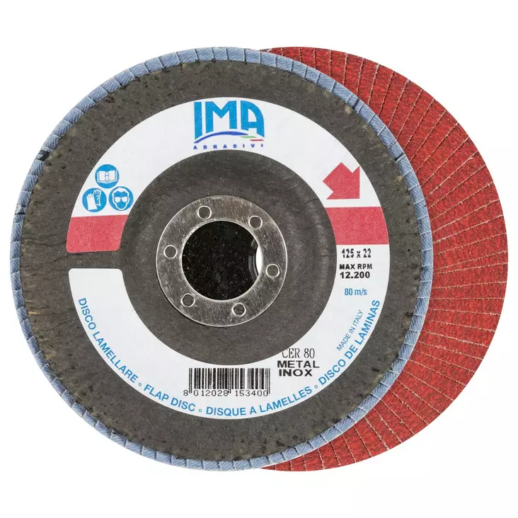 LAMELLIHIOMALAIKKA 125X22,24 KERAAMINEN G80 - Hiontalaikat - IMAO80125 - 1