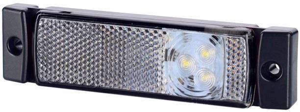 LED ETUÄÄRIVALO VALKOINEN 12-24 131X17X33 5M KAAPELILLA - Kuorma-auton äärivalot - 2051275 - 1