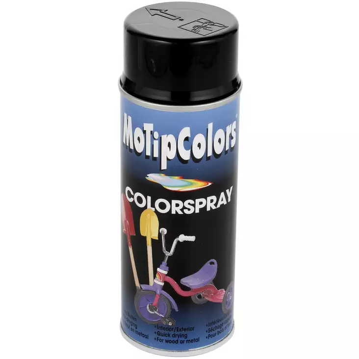 MAALI KIILTÄVÄ MUSTA SPRAY 400 ML - Spraymaalit - TIP8515 - 1