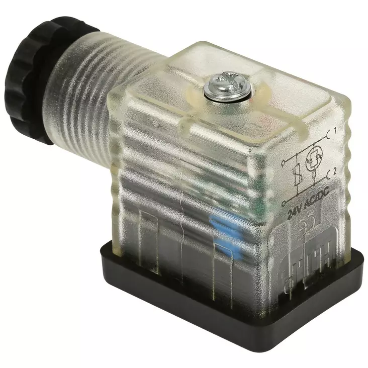 PISTOKE 22LED VDR 24V VÄRITÖN - Pneumatiikkaventtiilit - MWP0970510015 - 1