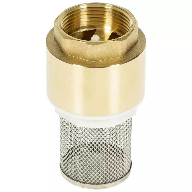 POHJAVENTTIILI PUMPULLE 1 1/4 - Messinkinipat - FIX1615 - 1