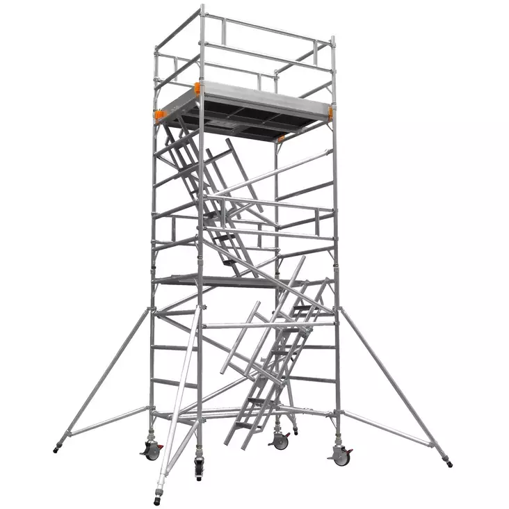 RAKENNUSTELINE 6,25M 1,8X1,35M ALUM. - Rakennustelineet - AT0625 - 1
