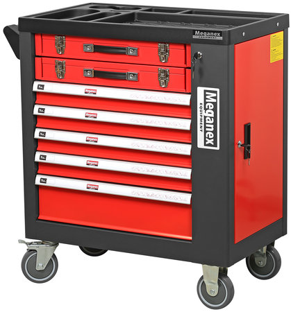 TYÖKALUVAUNU 7-OS. JA SIVUKAAPPI - Työkaluvaunut ja -pakit ilman työkaluja - XK1705 - 1