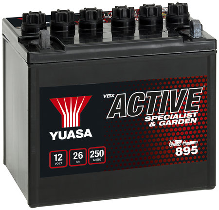 YASA AKKU 24AH -+ 187X127X181 - Ruohonleikkurin akut - YBX895 - 1