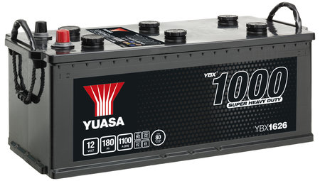 AKKU YUASA 180AH SHD 513X223X223 - Traktorin akut - YBX1626 - 1