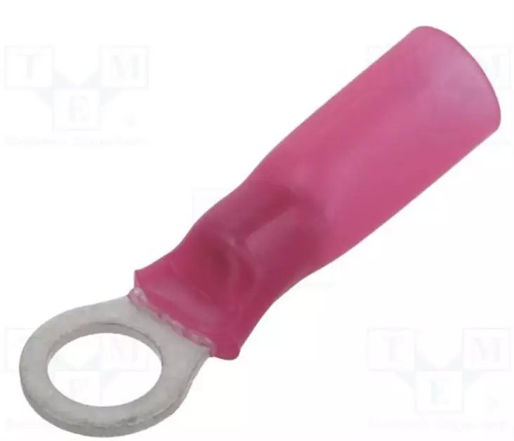 KUTISTEREIKÄLIITIN 8MM PUNAINEN 10KPL - Kutisteliittimet - 310516 - 1