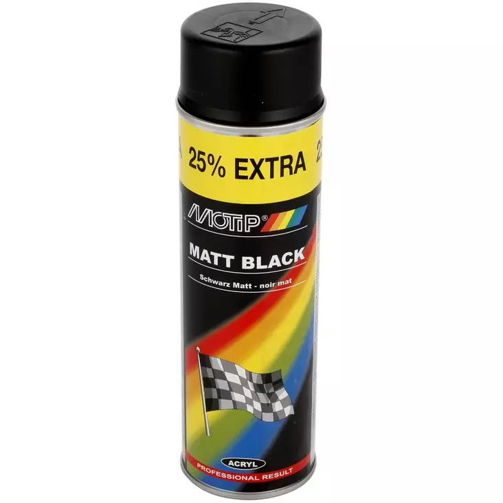 MAALI AKRYYLI MATTAMUSTA 500ML - Spraymaalit - TIP8006 - 1