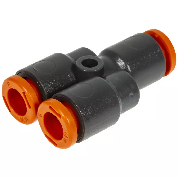 PISTOLIITIN 6MM Y-JATKOLIITIN R23 - Pneumatiikkaliittimet - MWR2306 - 1