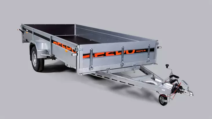 RESPO JARRULLINEN PERÄVAUNU 4.10X1.85 - Jarrulliset peräkärryt - RE14986 - 1