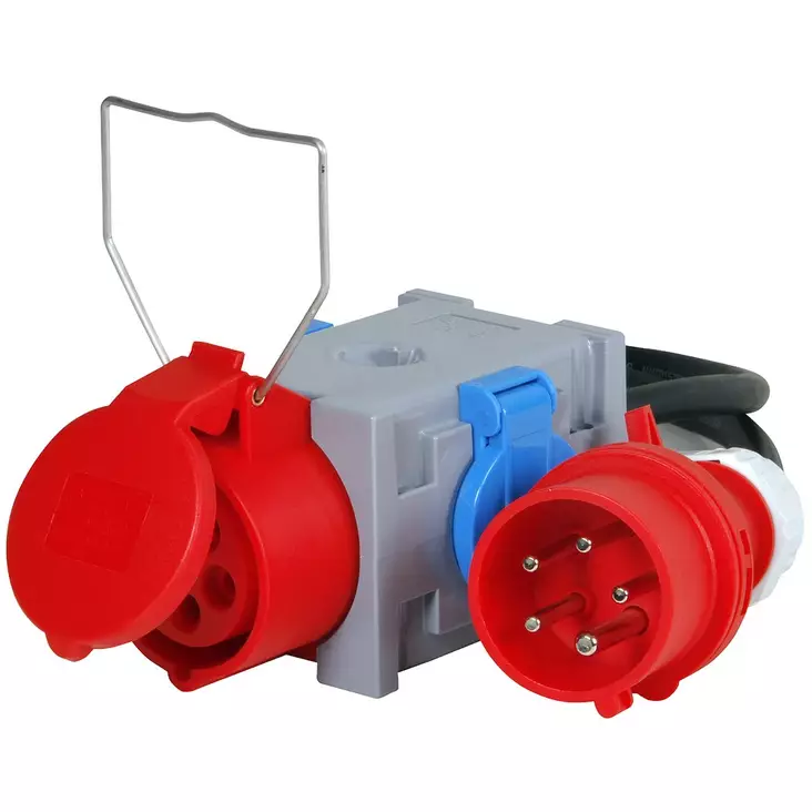 VOIMAVIRTA ADAPTERI 16A 1X400V / 2X230V - Letku- ja sähkökelat - CRX4016 - 1