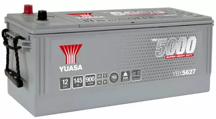 AKKU YUASA 145AH SHD 513X189X223 - Työkone akut - YBX5627 - 1