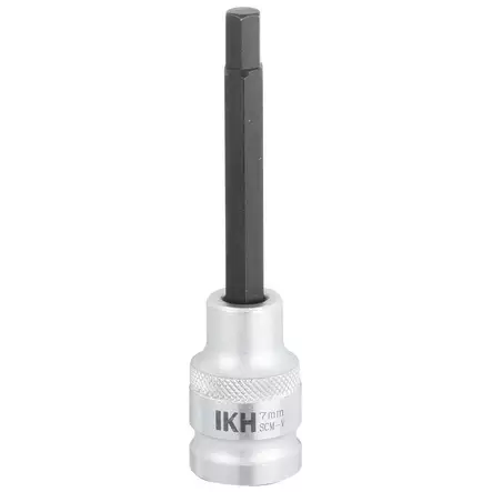 KUUSIOKOLOHYLSY 7MM 100MM - 1/2" hylsyt - IKH4307 - 1