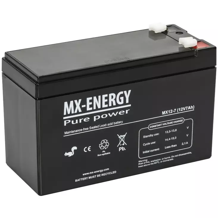 AKKU SUNMATIC 12V/7A 151X65X99 SULJETTU - Suljetut-ja geeliakut - GPP1207 - 1