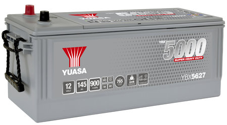 AKKU YUASA 145AH SHD 513X189X223 - Työkone akut - YBX5627 - 1