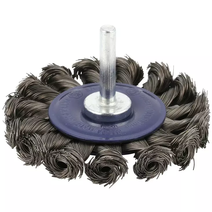 LAUTASHARJA 6MM KARA 75X12MM TERÄSLANKA 0,35MM - Hiomahylsyt- ja harjat - OB007 - 1