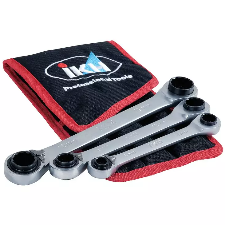 RÄIKKÄLENKKISRJ 8-19MM - Hylsysarjat - IKH6057 - 1