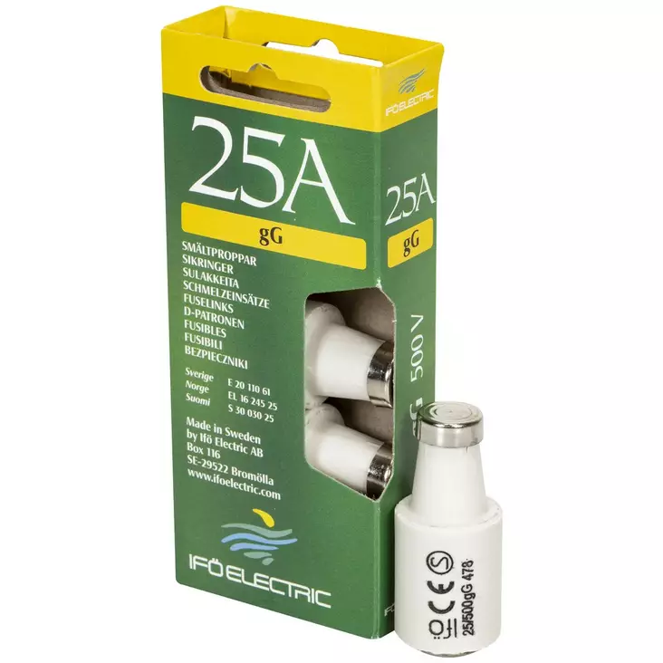 SULAKE 25A 5 KPL - Sulakkeet ja -rasiat - AM0087 - 1