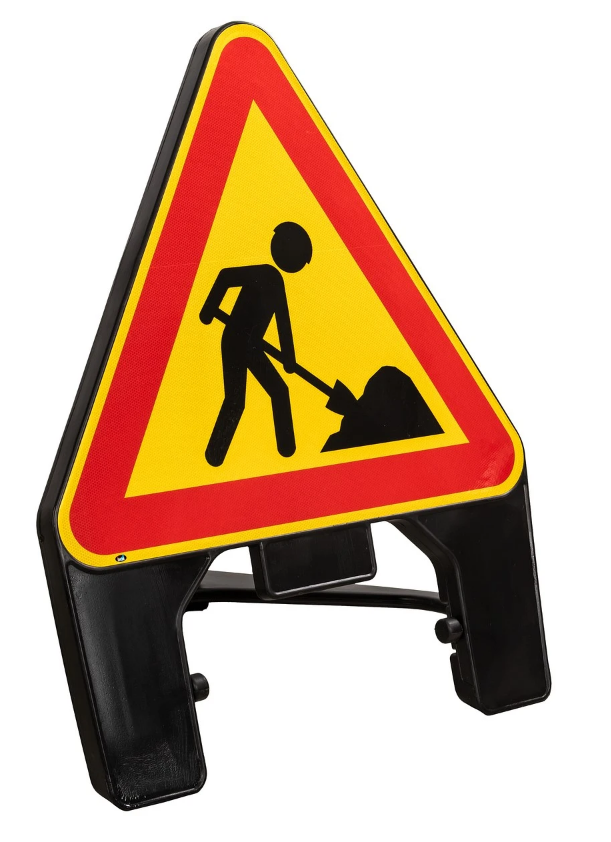 VÄLIAIKAINEN TYÖMAAMERKKI - Ensiapu ja työsuojelu - TRA187 - 1