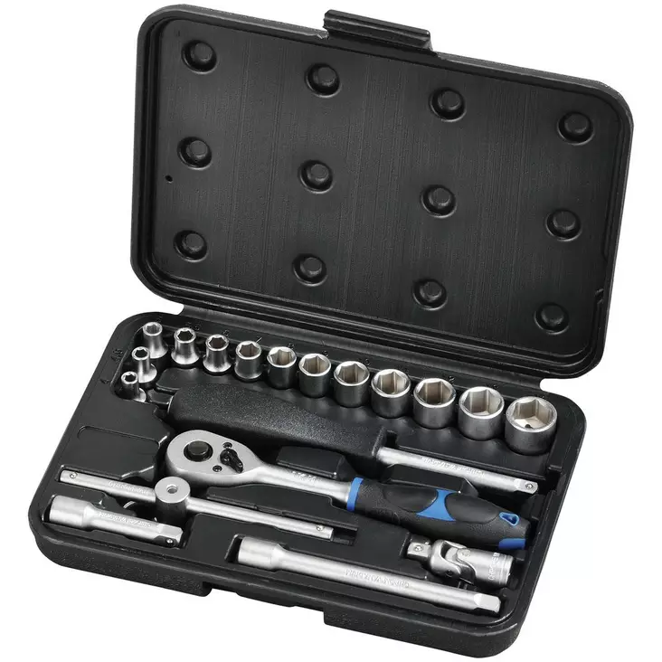 HYLSYSARJA 1/4 19-OS. 4-14MM 6-KULMA - Hylsysarjat - IKH6408 - 1