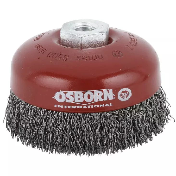 KUPPIHARJA M14 100MM TERÄSLANKA 0,50MM - Hiomahylsyt- ja harjat - OB028 - 1