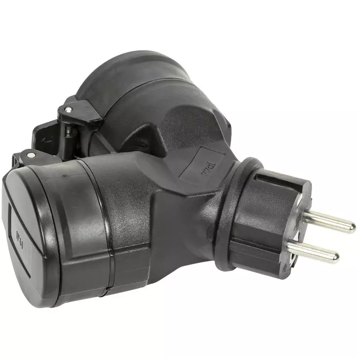 PISTORASIAJAKAJA 2-OS IP44 - Sähköjohdot ja -kaapelit - AM0058 - 1