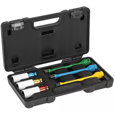 RENGASHYLSYSARJA 6-OS.17,19,21MM JA MOMENTTIVARRET - Hylsysarjat - IKH6429 - 1