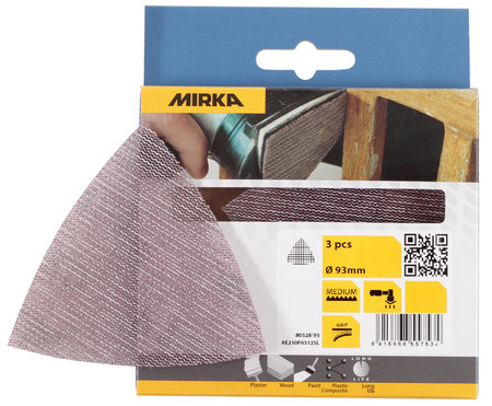 ABRANET KOLMIO 93MM K80 3KPL - Hiomapaperit - MIR1479 - 1