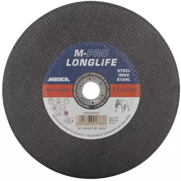KATKAISULAIKKA 230X1,9X22,2MM M-PRO LONGLIFE - Hiomapaperit - MIR1579 - 1