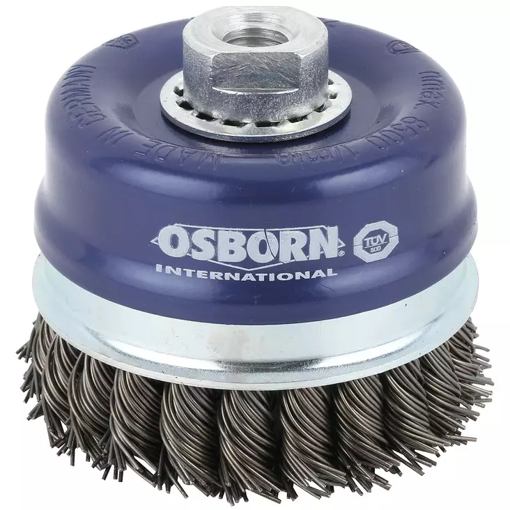 KUPPIHARJA M14 80MM TERÄSLANKA 0,80MM - Hiomahylsyt- ja harjat - OB029 - 1