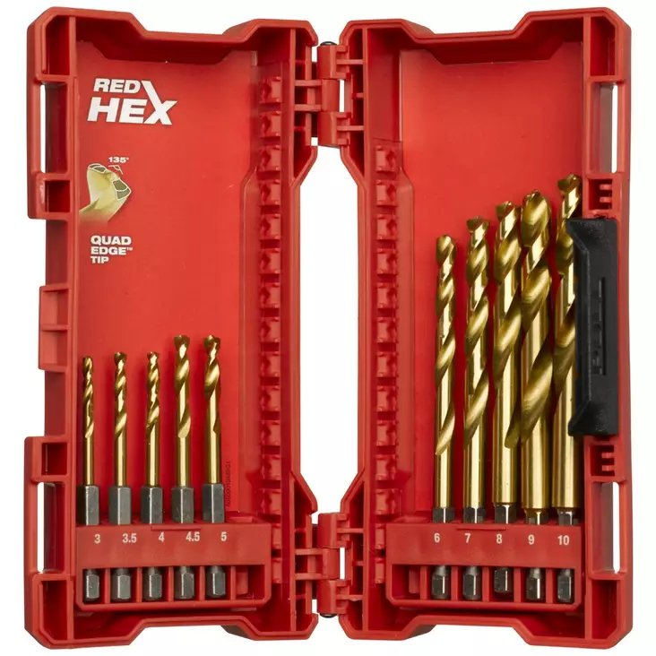 METALLIPORA SW HSS-G TIN SETTI 10P - Poranterät metallille - MW894759 - 1