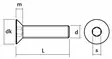 KUUSIOKOLORUUVI M8X30 10.9 10KPL UPPO DIN7991 - Kuusiokoloruuvit 10.9 uppokanta - PUK08030109A - 2