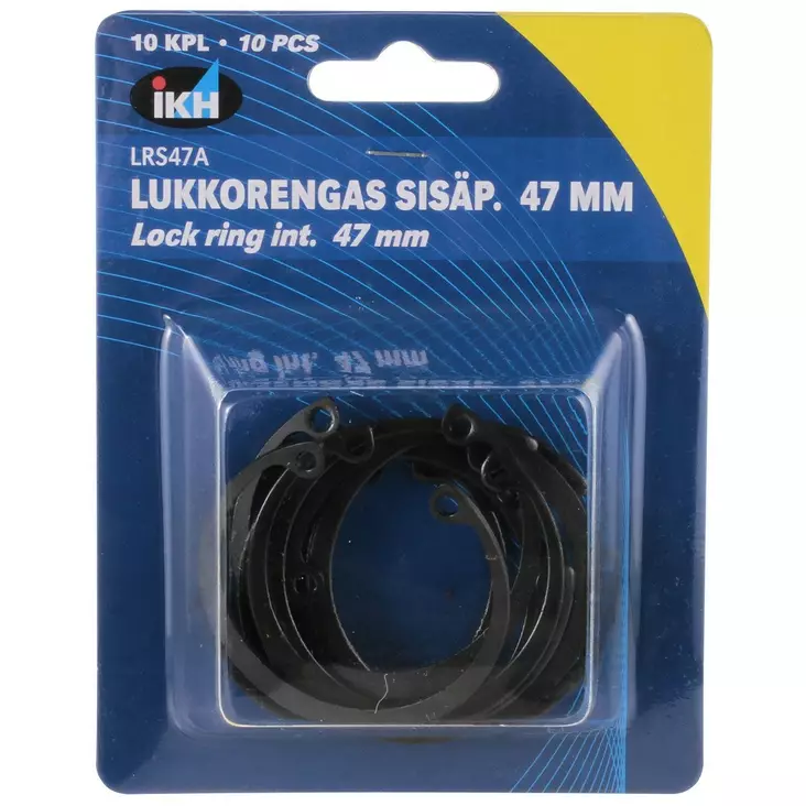LUKKORENGAS SISÄP.47MM 10KPL DIN472 - Sokat ja lukkorenkaat - LRS47A - 1