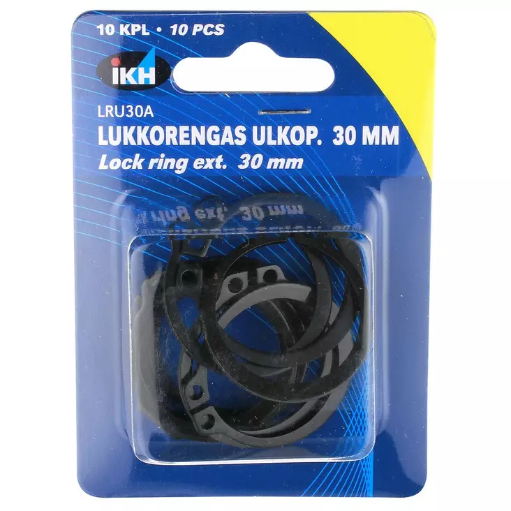 LUKKORENGAS ULKOP. 30MM 10KPL DIN471 - Sokat ja lukkorenkaat - LRU30A - 1