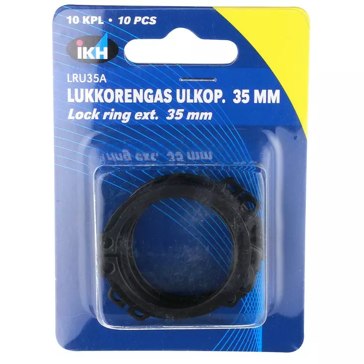 LUKKORENGAS ULKOP. 35MM 10KPL DIN471 - Sokat ja lukkorenkaat - LRU35A - 1