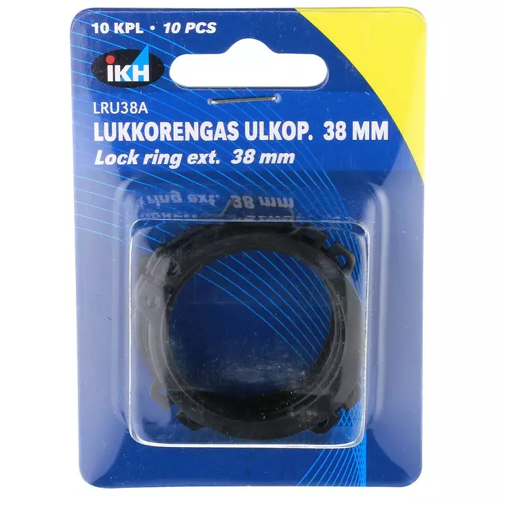 LUKKORENGAS ULKOP. 38MM 10KPL DIN471 - Sokat ja lukkorenkaat - LRU38A - 1