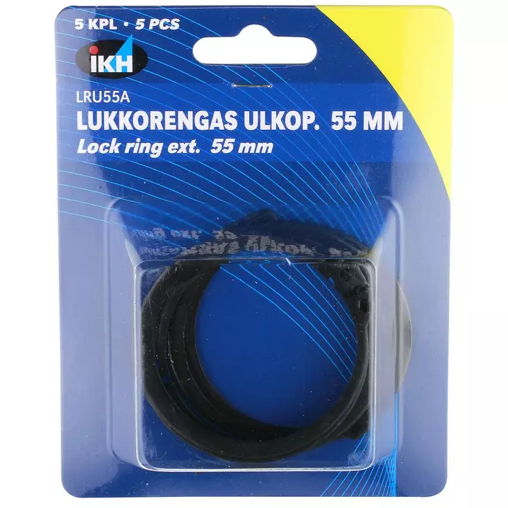 LUKKORENGAS ULKOP. 55MM 5KPL DIN471 - Sokat ja lukkorenkaat - LRU55A - 1