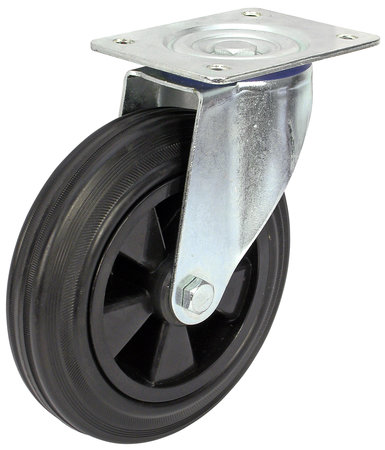 PYÖRÄ VAUNUN KÄÄNT.125MM MUSTA - Kääntöpyörät - X008189A - 1