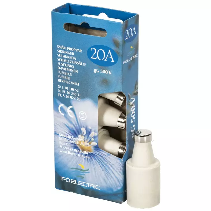 SULAKE 20A 5 KPL - Sulakkeet ja -rasiat - AM0086A - 1
