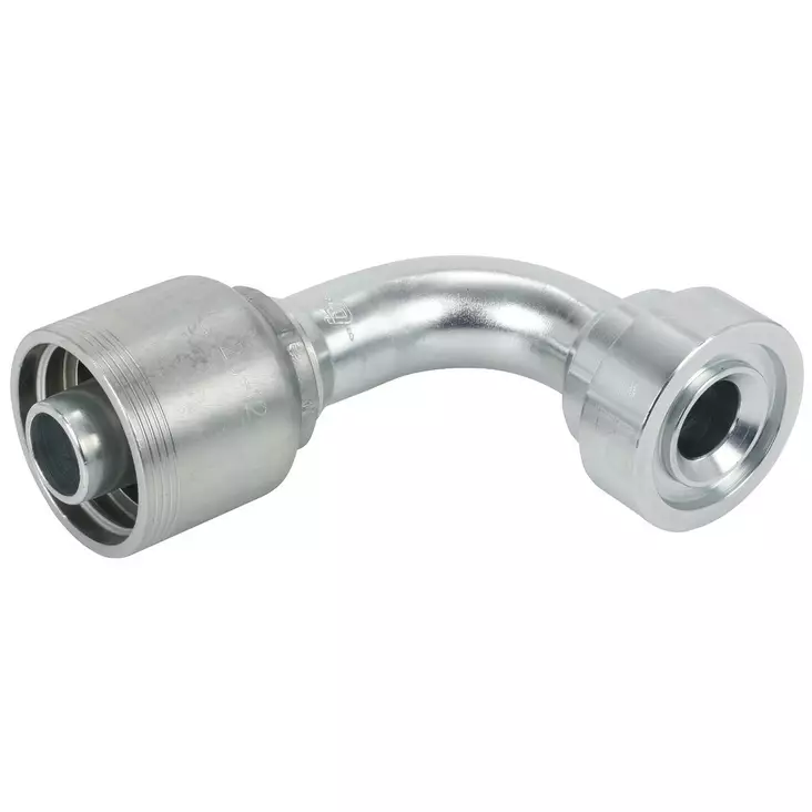 LAIPPALIITIN YKSIOSAINEN 6000PSI CAT 90° - Letkulliitimet SAE laippa - PS236901212C - 1