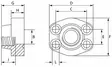 SAE-KIINTOLAIPPA 1 BSP 3000PSI - Sae-kierrelaipat ja tiivisteet - AFS102G - 3