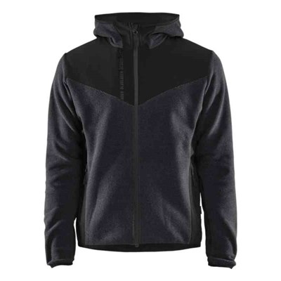 BLÅKLÄDER NEULOTTU SOFTSHELLTAKKI TUMMANHARMAA - Fleecetyötakit - 594025369799L - 1