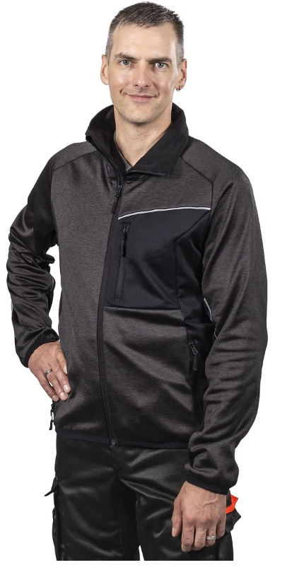 FLEECE TAKKI STRETCH CAYDEN T.HARMA - Fleecetyötakit - PAT190M-2XL - 1