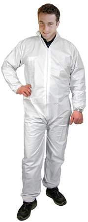 KERTAKÄYTTÖHAALARI HUPULLA L-XXL - Hengityssuojaimet ja haalarit - SH100L - 1