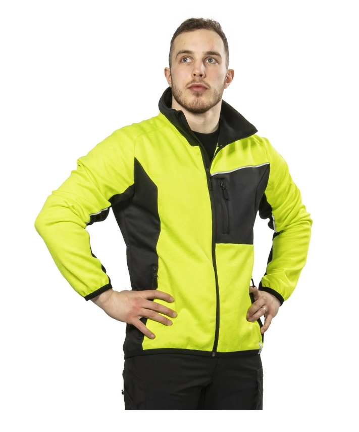 PATRON FLEECE TAKKI STRETCH CAYDEN KELT/MU - Fleecetyötakit - PAT190K-2XL - 1